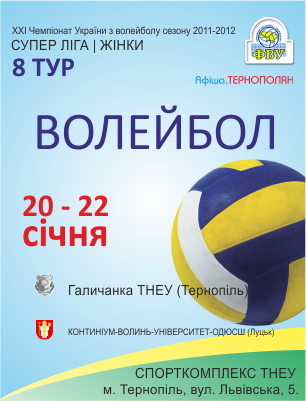 Галичанка ТНЕУ - Континіум-Волинь-Університет-ОДЮСШ м. Луцьк