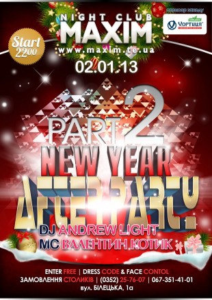 NEW YEAR AFTERPARTY - PART 2